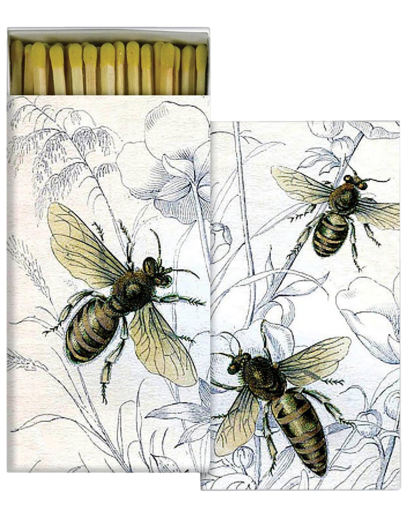 Botanical Happy Bees | Matches - NEVERABORE