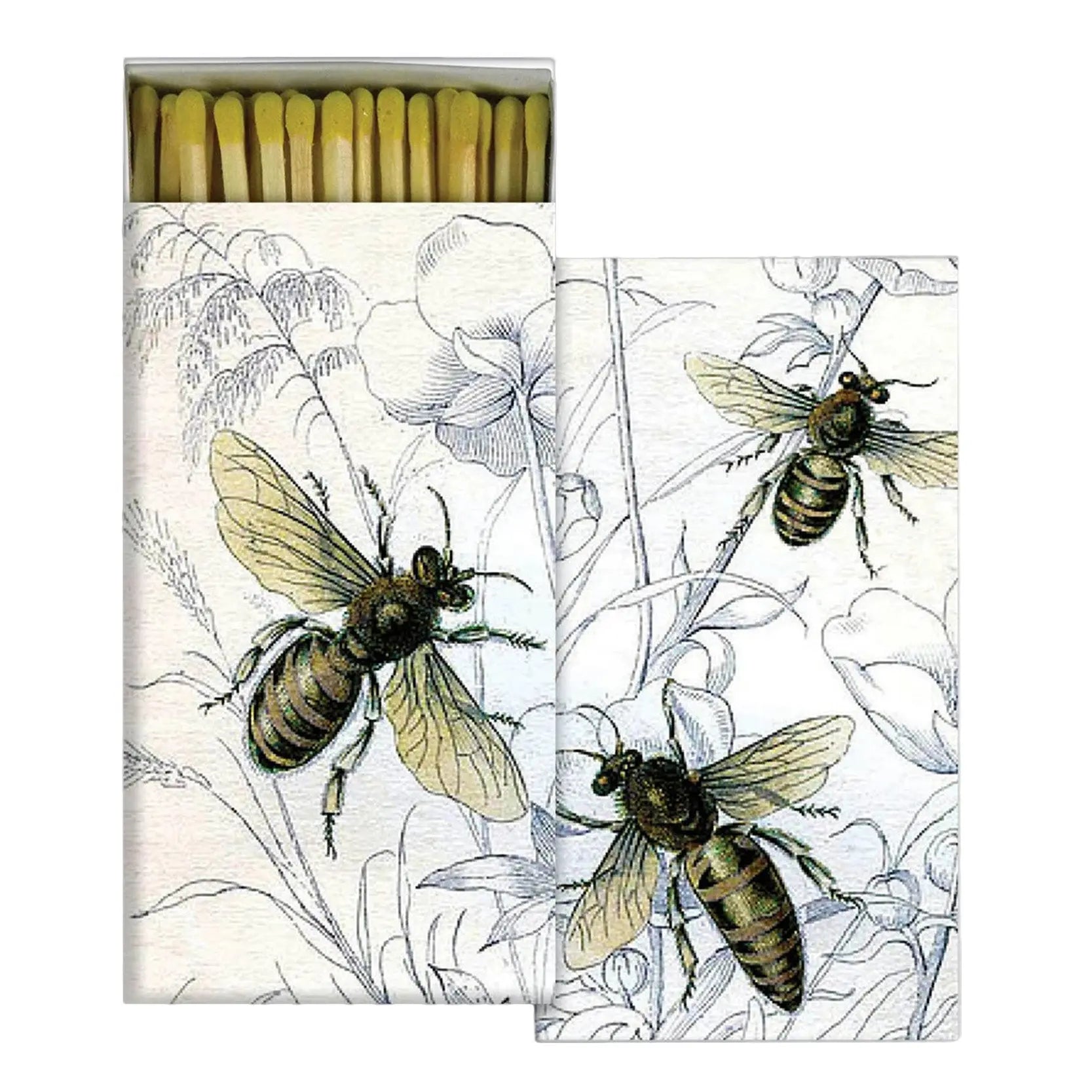 Botanical Happy Bees | Matches - NEVERABORE