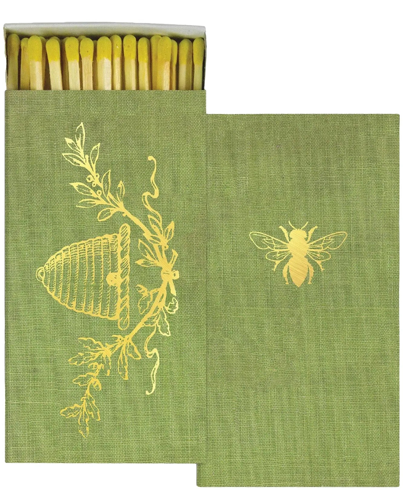 Gold Foil Bee Crest | Matches - NEVERABORE