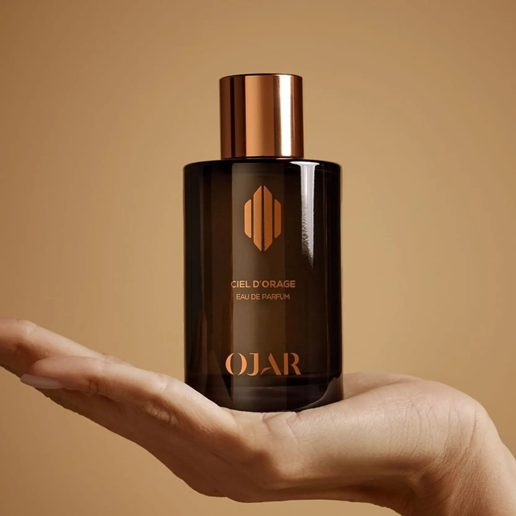 Ciel d'Orange by Ojar, a bright unisex scent featuring Sweet Orange, Lemon, and Orange Blossom notes, luxury Middle Eastern perfumery at Neverabore NYC