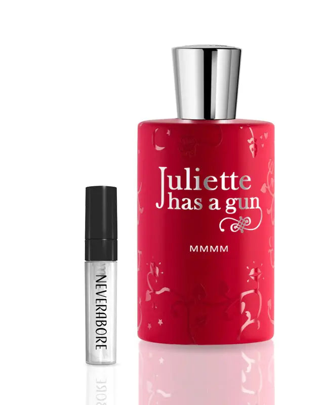 Premium packaging for Juliette Has a Gun Mmm... Eau de Parfum, high-end designer fragrance gift box, luxury olfactive treat featuring neroli and sandalwood notes.
