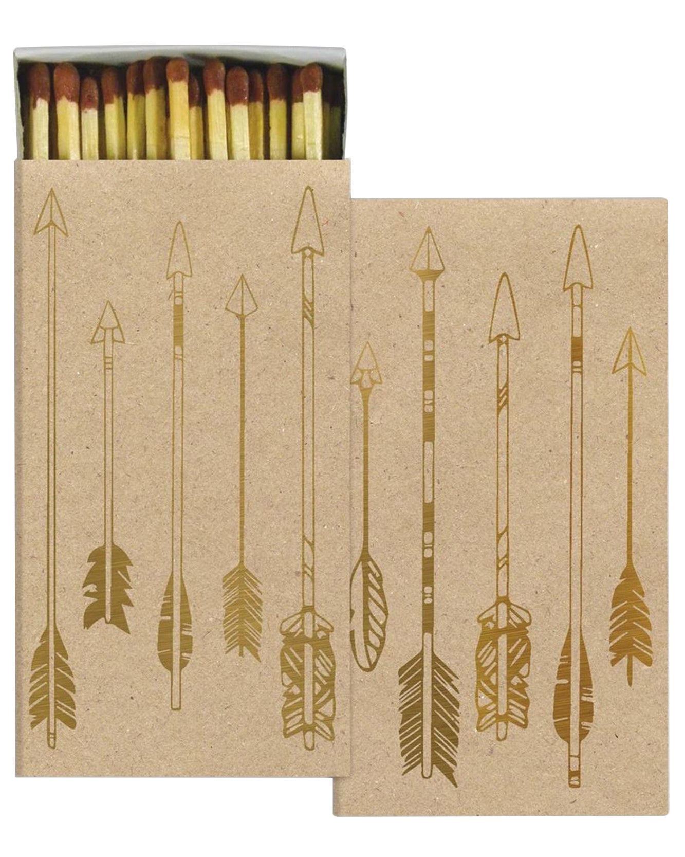 Gold Foil Arrows | Matches - NEVERABORE