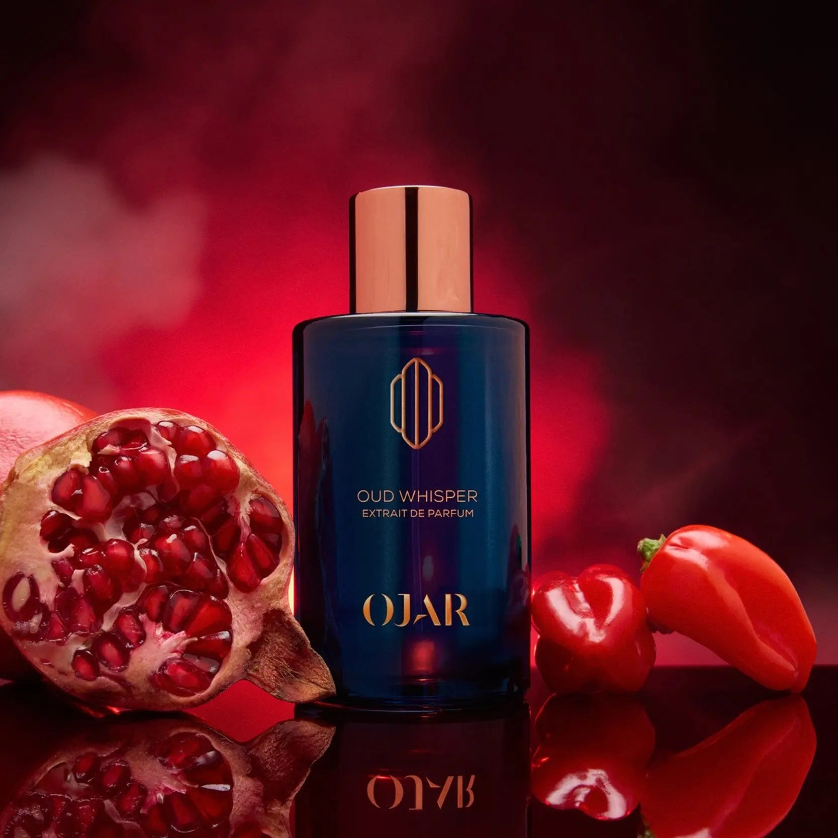 ud Whisper by Neverabore, a lavish and ultramodern woody oud scent for men and women, high concentration extrait de parfum in an elegant glass bottle.