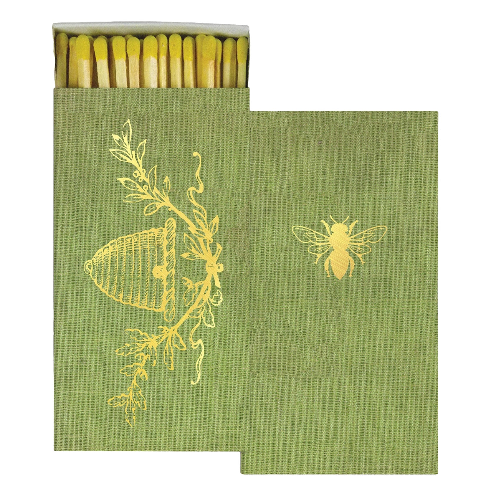 Gold Foil Bee Crest | Matches - NEVERABORE