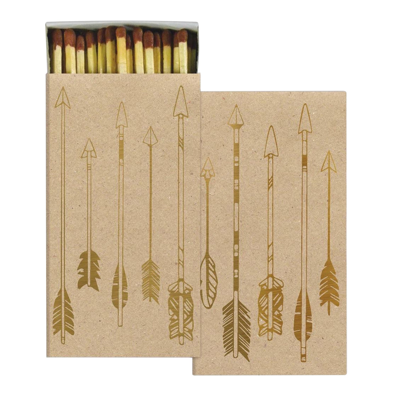 Gold Foil Arrows | Matches - NEVERABORE